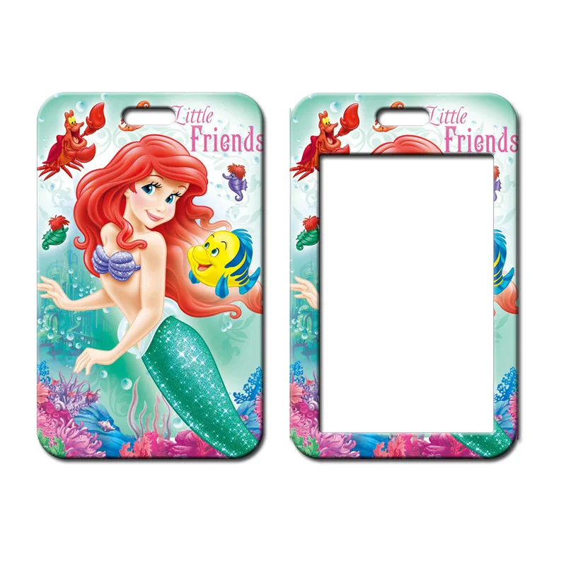 

Cartoon Princess Anime Logo Printing ID Badge for Card Holder, White