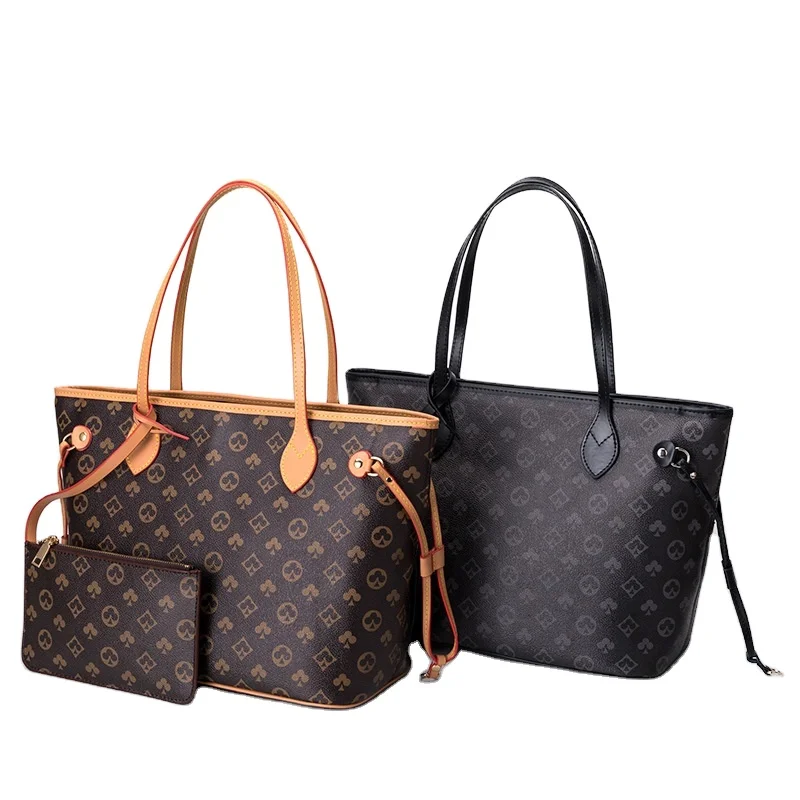 

Designer handbags famous brands bags women neverfull luxury name brand purses ladies handbag, Brown