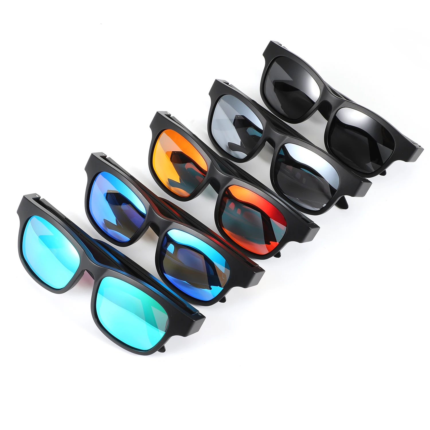 

Sport Music Sunglasses Fashional Foldable UVA/UVB Protective Sunglasses Music Speaker With Micphone Inside