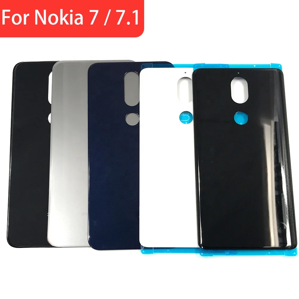 

Battery Back Glass Rear Door Replacement Mobile Phone Housing For Nokia 9/For Nokia 7/7.1 /For Nokia 8.1 X7 Battery Cover