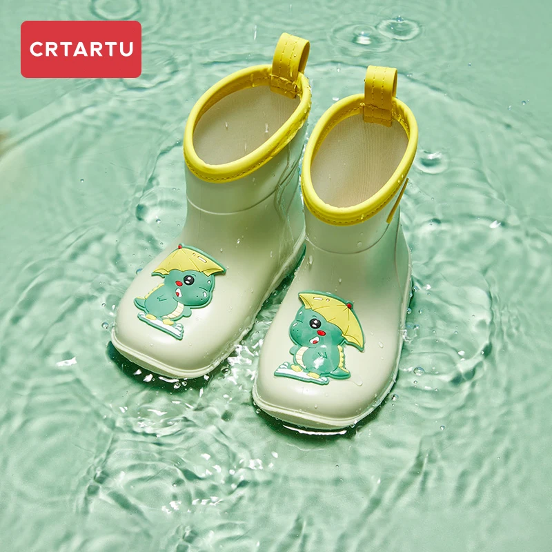 

New Children's Rain Boots Cute Cartoon Student Kids Baby Non-slip Environmental Protection Rain Boots