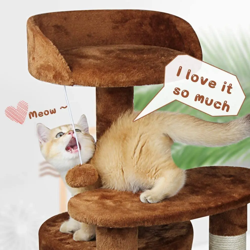 

Wholesale PET Cat Tree Scratching Post Toy Sleeping Cat's Home Apartment