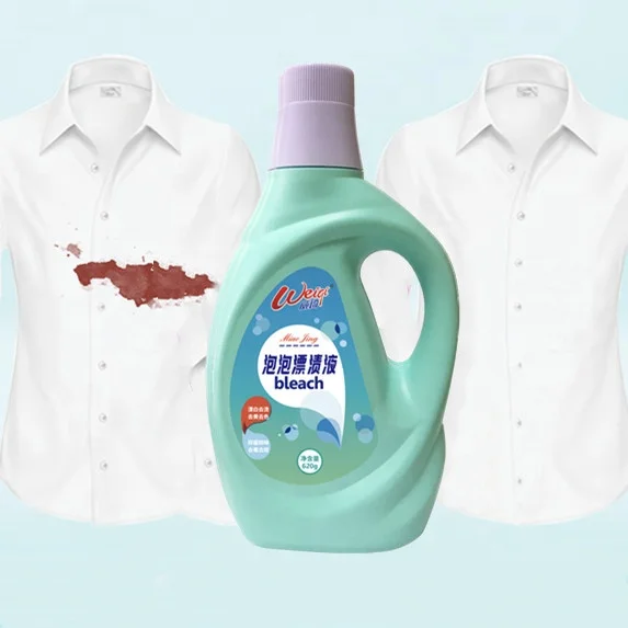 

OEM Wholesale White Clothing Stain Removal Detergent Non-phosphorus Antiseptic Clothes Bleach Liquid