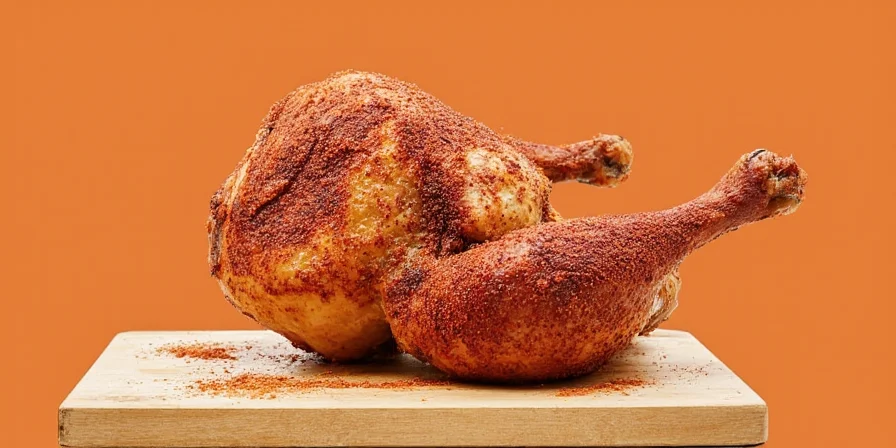 Finished platter of perfectly seasoned grilled chicken