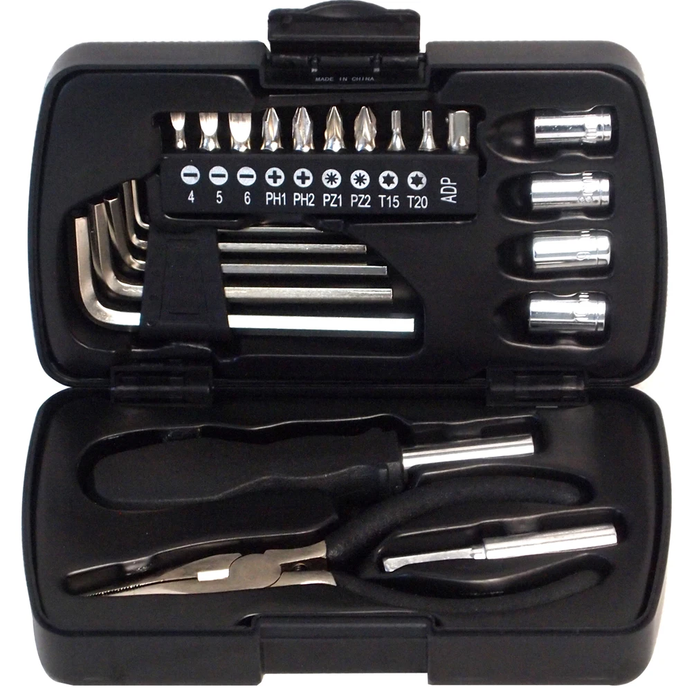 23pcs Promotional Gift Tool Kit Hand Repair Tool Set With Plastic Case Buy Tool Kit Case,Mini