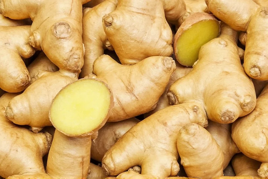 Fresh ginger root stored in resealable bag with paper towel inside refrigerator crisper drawer