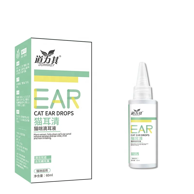 

Dog Cats Pet Ear Cleaning Drops,Pet Ear Cleaner For Daily Ear Care