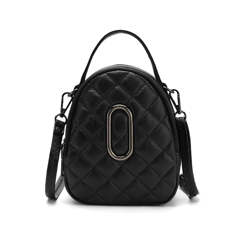 

MIYIN hot sale new Korean of the one-shoulder handbag for women High quality wholesale low price zipper Mini-Bag shell lady bag, Black