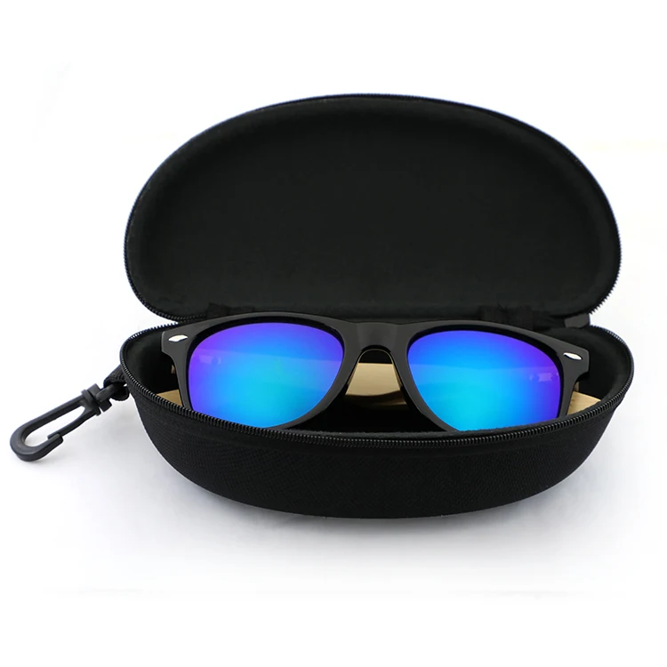 Customizable Portable Sunglasses Case with Zipper Hard Shell EVa Protective Free Custom Logo Eye Glasses Box Classical Style