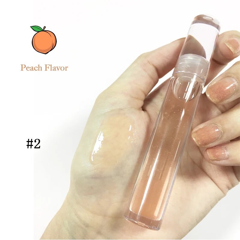 

Private Label Peach Flavor Plumping Lip Gloss Base Vendor Packaging Tubes Custom Lipgloss Vendor