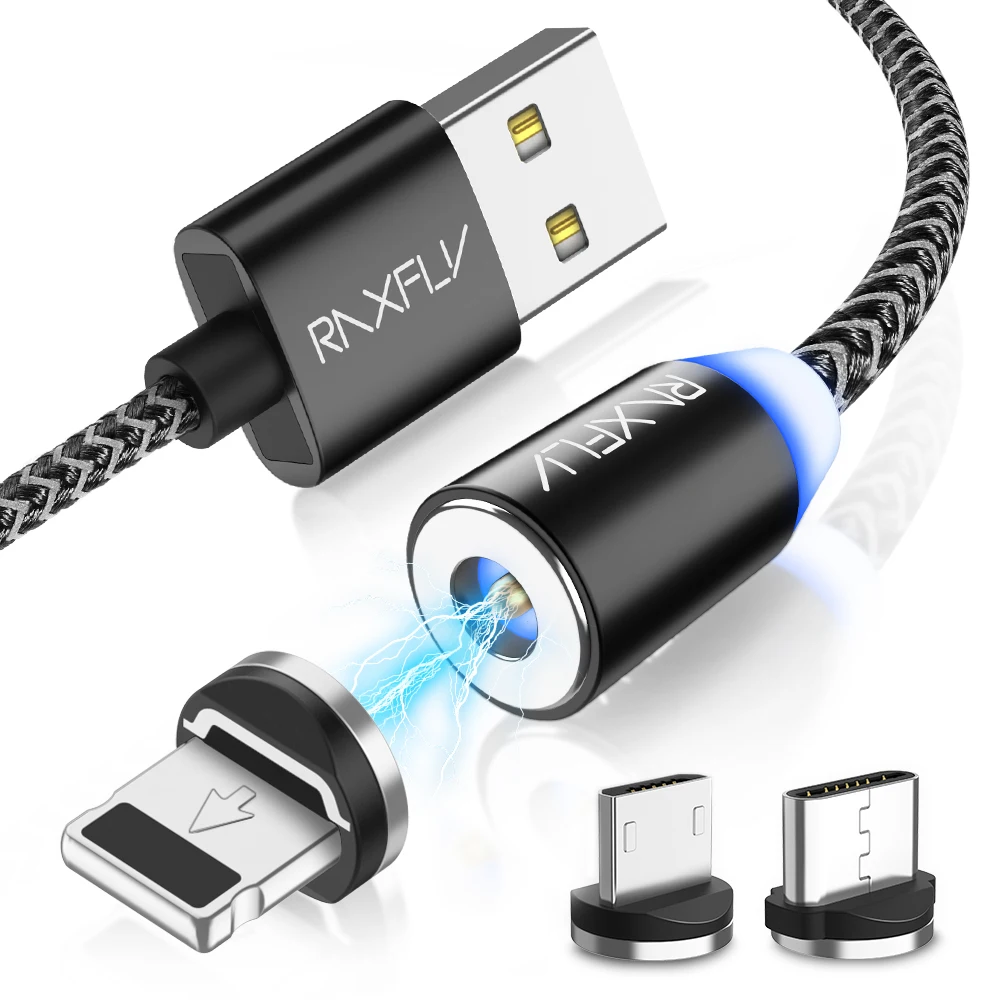 

Free Sample Dropshipping New Arrival 1m Magnetic Usb Cable Nylon Braided Mobile Phone Charger For Iphone Charger Cable