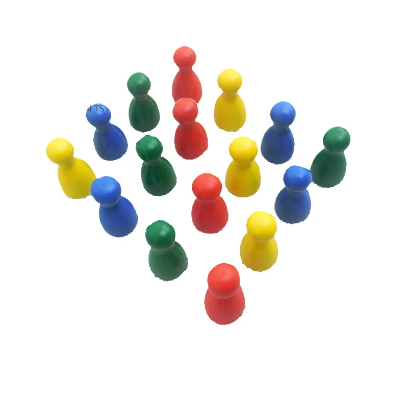 Colored Wooden Game Pieces Wooden Game Pawns Buy Colored Wooden Game