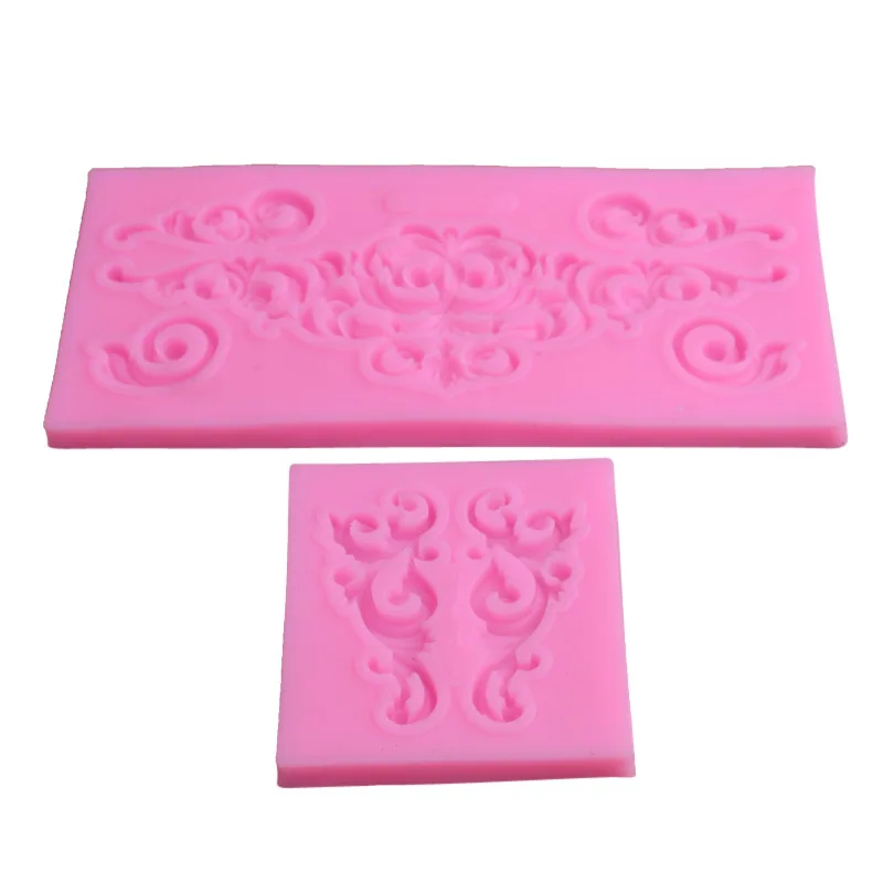 

0161 6-Piece set of New Retro totem sugar silicone cake tools molds cake lace decoration mold silicone cake tools molds