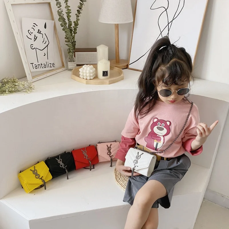 

Mini Trendy Handbags shinning Kids Purses for Little Girls wallet, 4 colors
