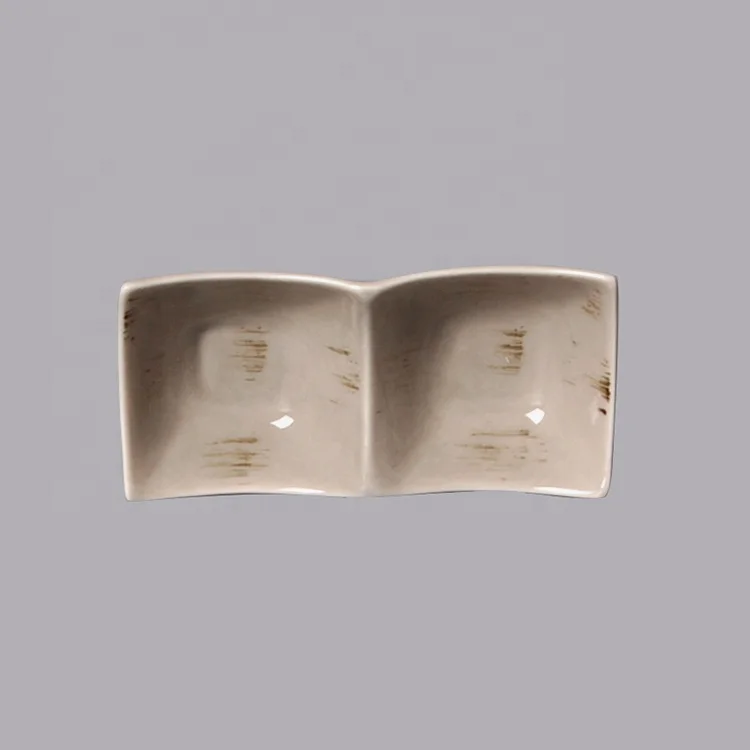 2 Compartment Plate