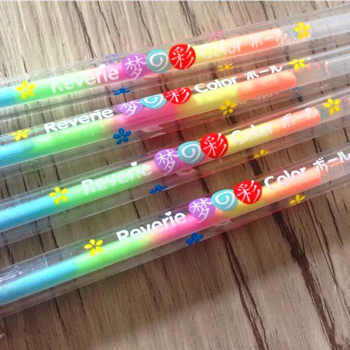 

Gel pens Rainbow Watercolor pen colorful Students DIY Graffiti Drawing pen office school supplies stationery
