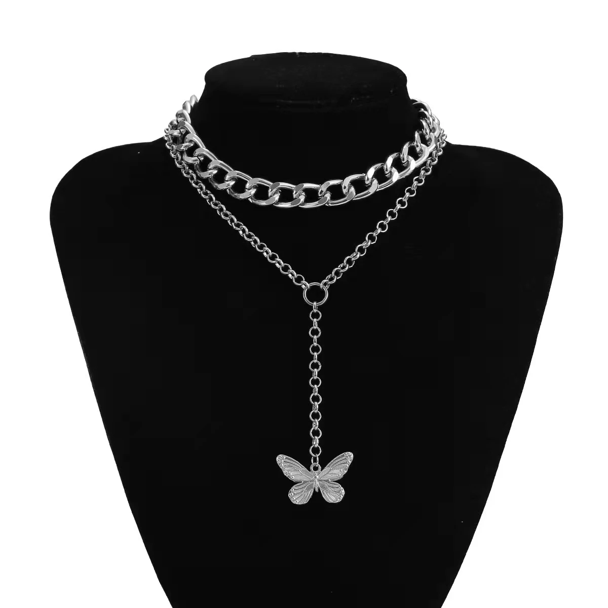 

Manufacturers Supply High Quality Women Butterfly Choker Necklace