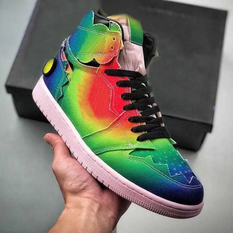 

Wholesale price Popular High quality Nk1s JBalvin colorful Sneakers Men Women Walking Style Shoes Casual Sports Basketball Shoes