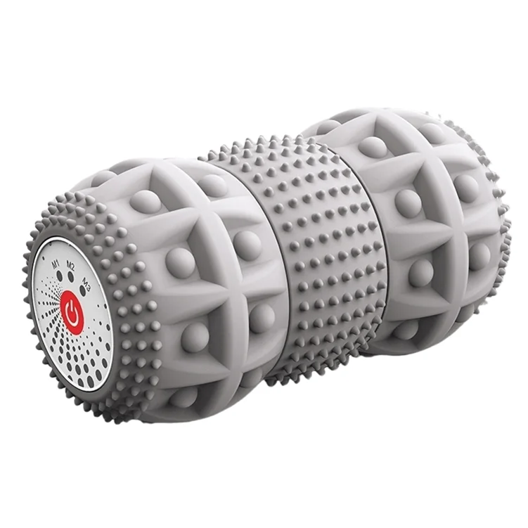 

muscle massager travel portable vibrate round foam roller ball rechargeable, Customized color