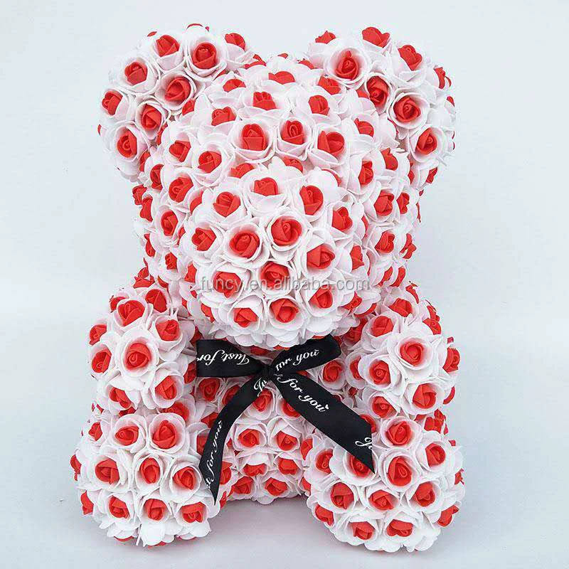 rose bear 40 cm