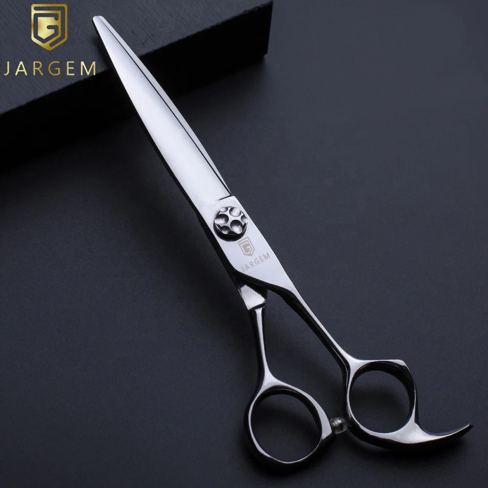 

Japan VG10 Hair Scissors Professional Barber Scissors For Sliding Cutting, Silver