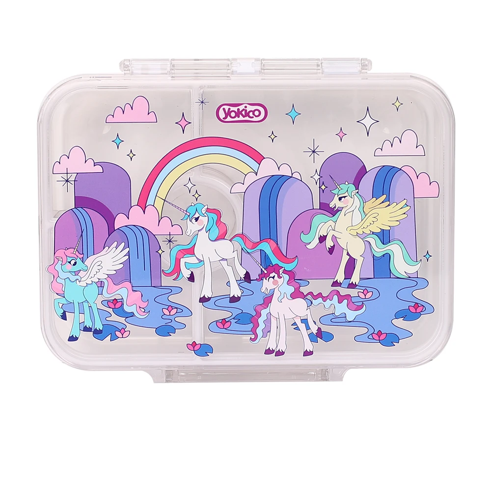 

Toursun Kids Lunch Box Leak-Proof Bento Lunch Box Container For Kids Back To School Tritan Lunch Box