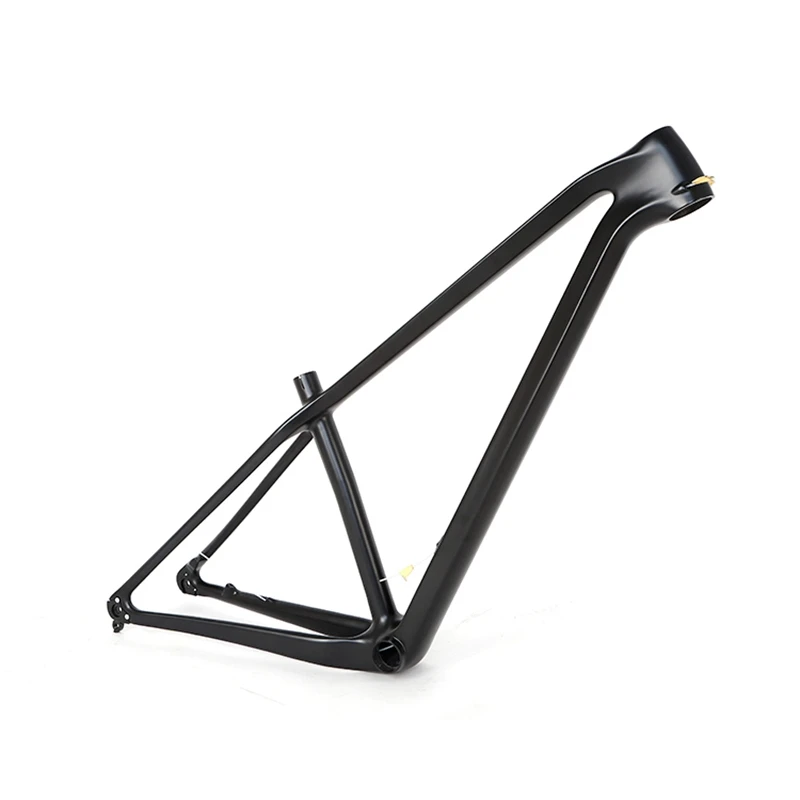 

Unpainted Carbon fiber MTB frame 29er unpainted matte black mountain bike frame with thru axle 148mm no decals