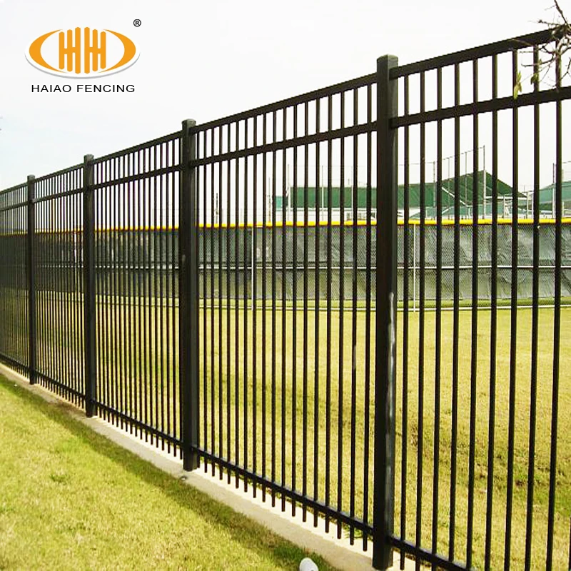 Decorative Powder Coated Wrought Iron Fence Steel Fence - Buy Iron ...