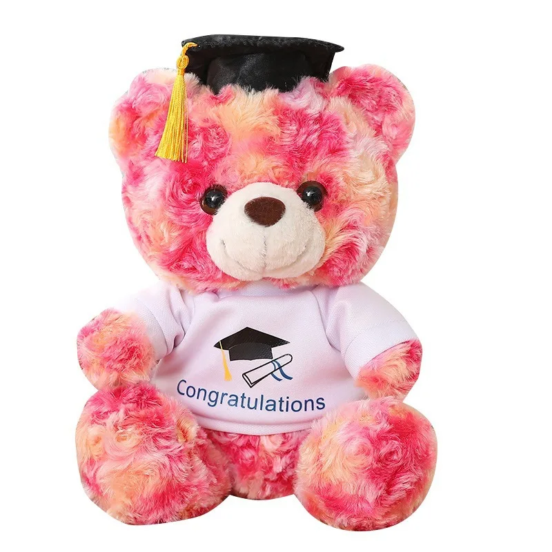 

Plush Doctor Bear Graduation Plush Toy Stuffed Soft Animals Teddy Bear Soft Doll Kids Toys Gift for Graduates Boys Girls GG
