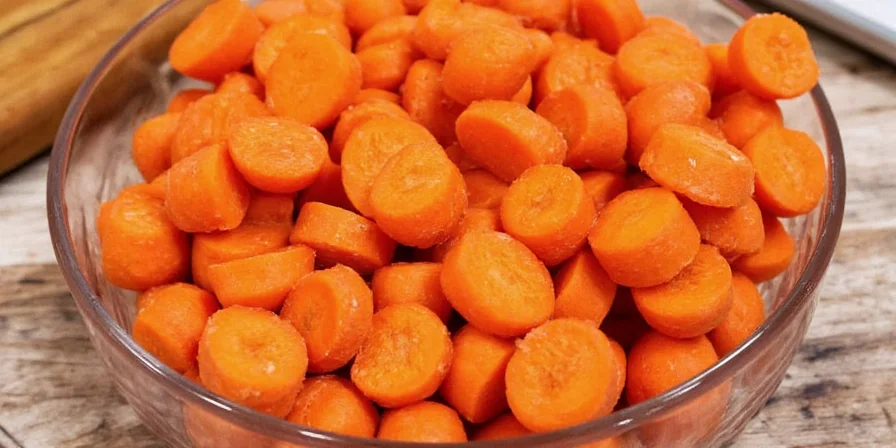Artistic arrangement of fermented carrots and spices