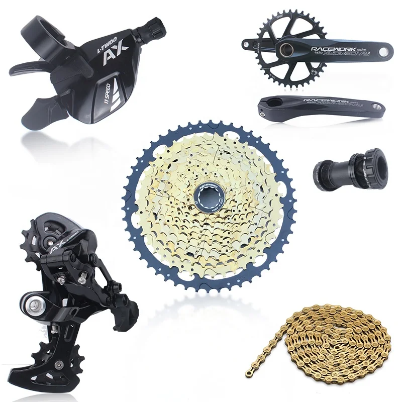 

LTWOO AX Variable Speed Transmis Shifter + Rear Derailleur Compatible With 11s Used for MTB Bicycle Cassette Bicycle Flywhee