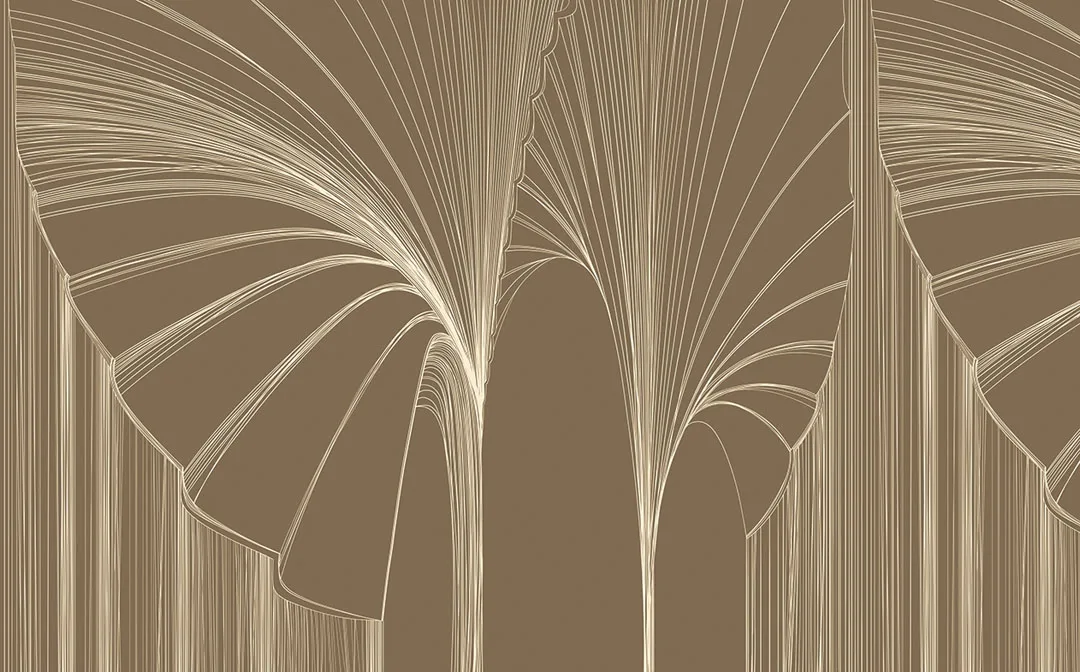 ykex 072现代装饰艺术壁纸墙纸3d壁画黄色壁纸意大利壁纸客厅