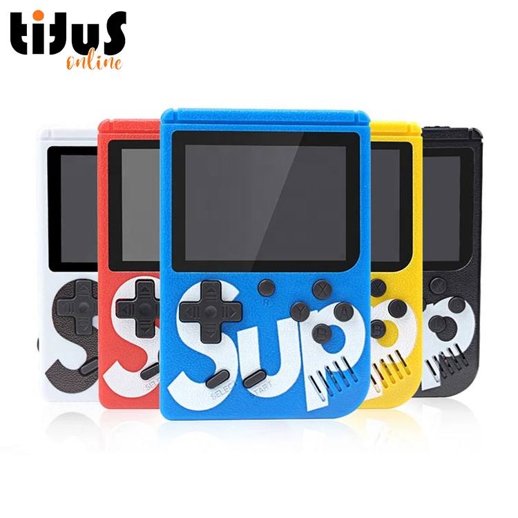 

SUP28D 3Inch 2 players Handheld Retro Video Game Console handheld game player SUP 400 IN 1 Cheap Game Consoles gamepad, Red white blue black yellow