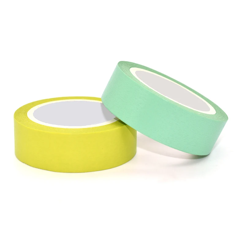 

Custom Printed paper masking adhesive washi tape plain color washi tapes set painting frames