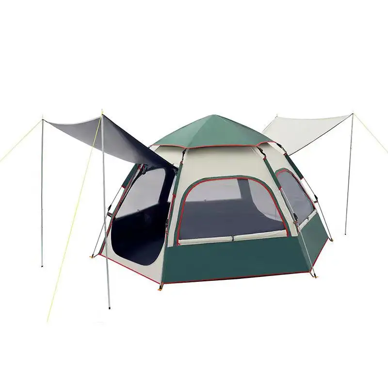 

high quality big camping beach tent 8 person double layer waterproof easy up instant tent online sales, Picture