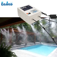 

Mist maker Mist cooling system fog machine 20pcs water mist nozzles outdoor cooling system