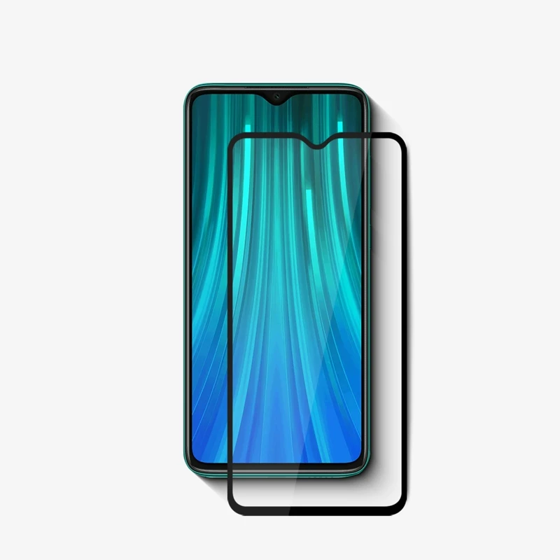 

High Quality For Redmi Note 8T Tempered Glass Screen Protector 2.5D Curved Full Cover Tempered Glass For Redmi Note 8T