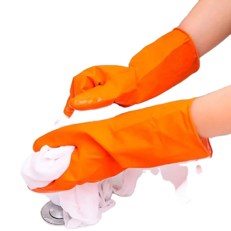 

Non-slip Cleaning Mitts Laundry Care Latex Mitts Non-Slip Cleaning Gloves Laundry And Dishwashing Gloves MZL