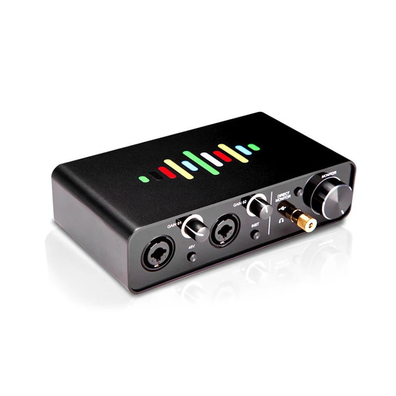 

Ipason Solo C Professional Laptop Computer M External Recording Karaokelive Studio Audio Interface Usb Sound Card