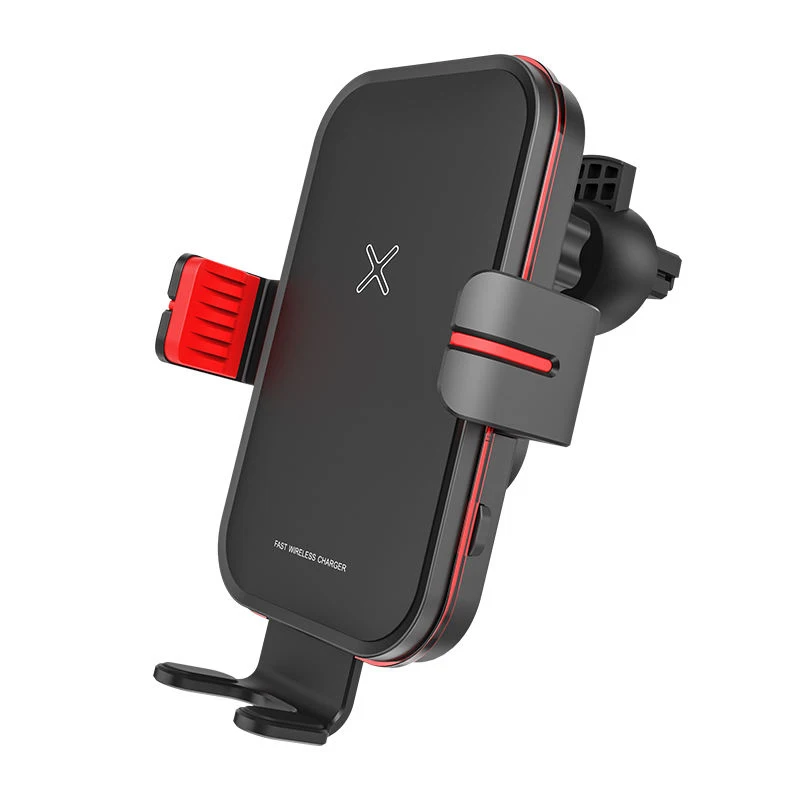 

M5 Popular Product Wholesale Qi Wireless Car Phone Holder Charger Intelligent Wireless Car Charger, Black