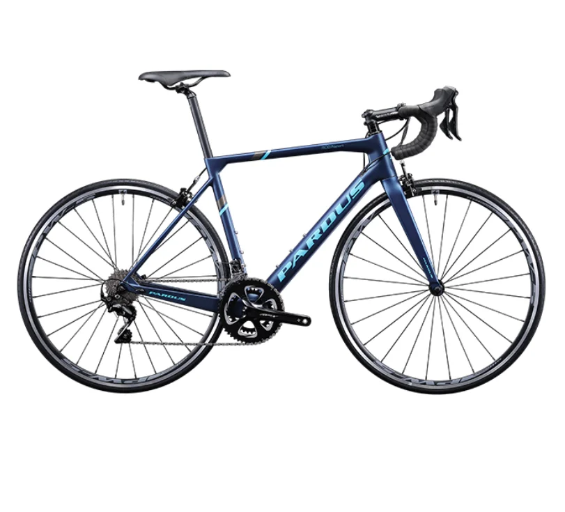 

Racing Lightweight 700C Professional Carbon Fiber Road Bike With Brake Bicycle 700C High Strength Carbon Fiber Frame Road Bike, Blue white orange yellow