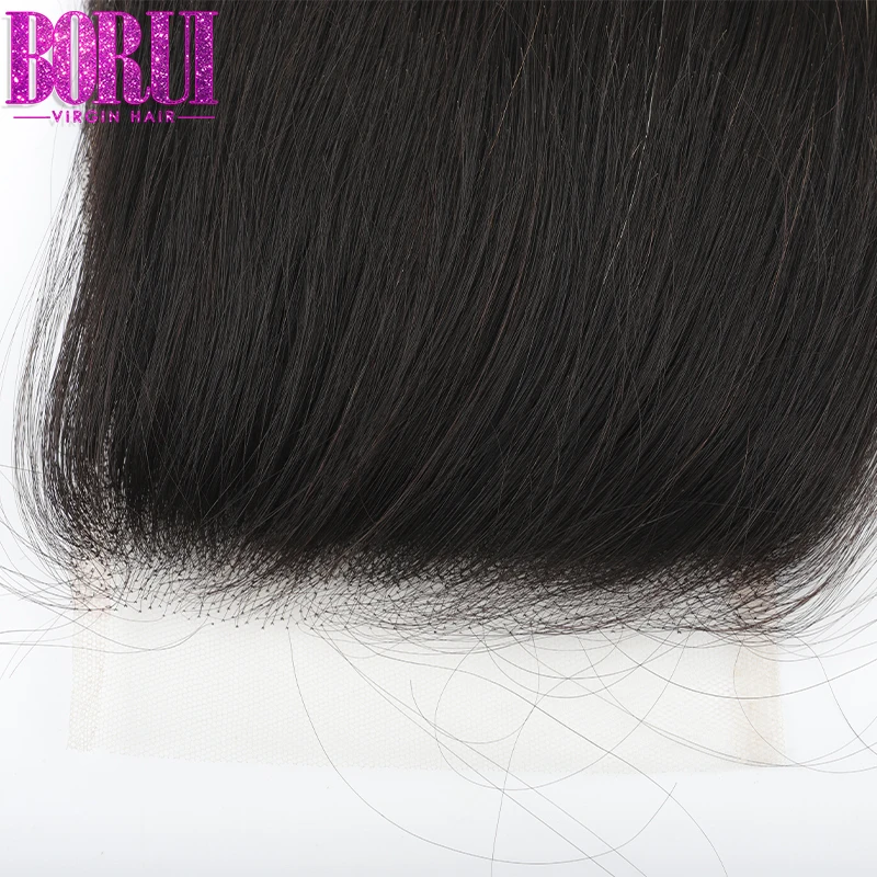 

Hot Selling HD Invisible Lace Closure 4x4 100% Unprocessed Raw Human Hair Silky Straight 12-22 Inch Wholesale Price