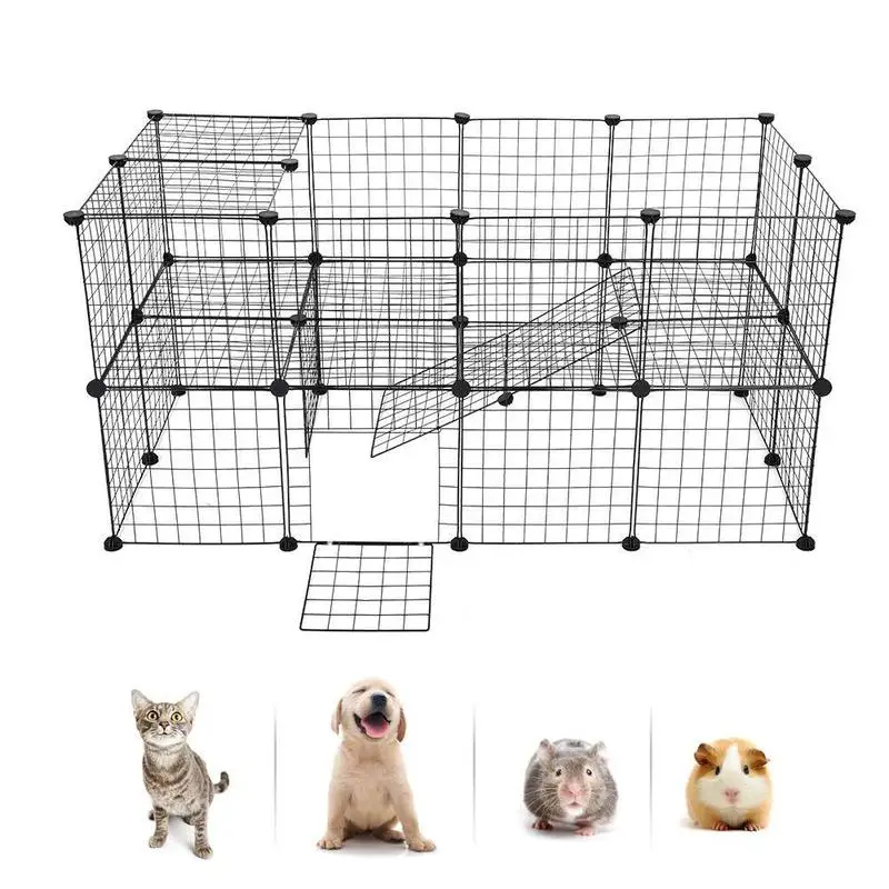 

DIY Pet Fence Storage Rack Shoe Rack Home Storage Varietyrandom Combination Storage Holders, As picture