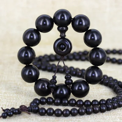 

10 12 15 18 20 25mm Ebony beads purple sandalwood ebony bracelets 108beads bracelets rosary pop jewelry beads bracelets