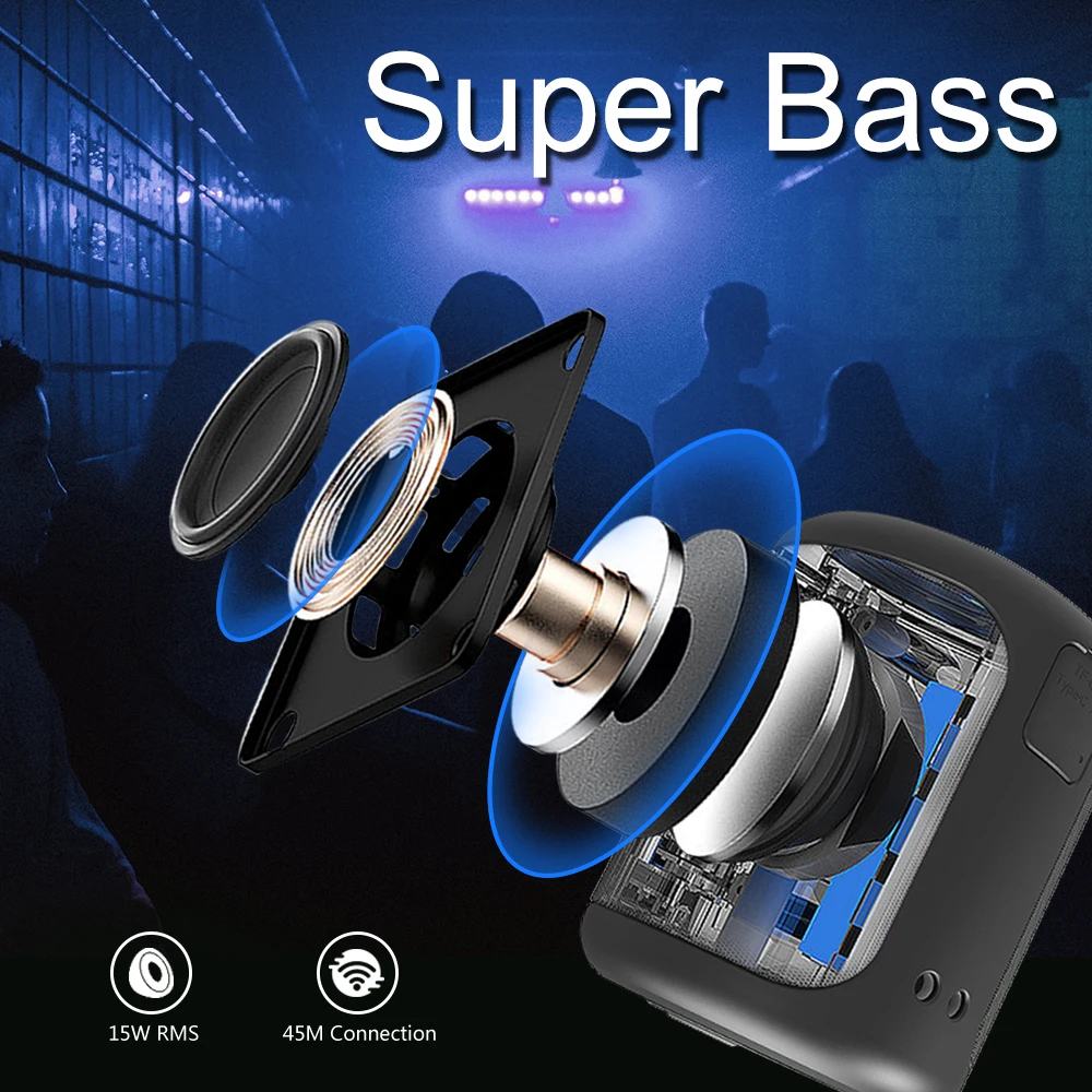 Waterproof Wireless Mini Speaker Stereo Speaker For Mobile Phone Portable PC Accessories Handsfree Voice - ANKUX.COM