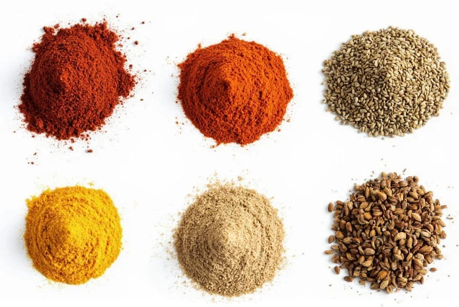 Spice rack with no sodium spices