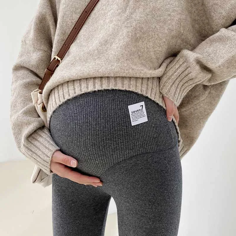

Wholesale Pregnant Legging Maternity Pants High Waist Elastic Comfortable Soft Casual Pants