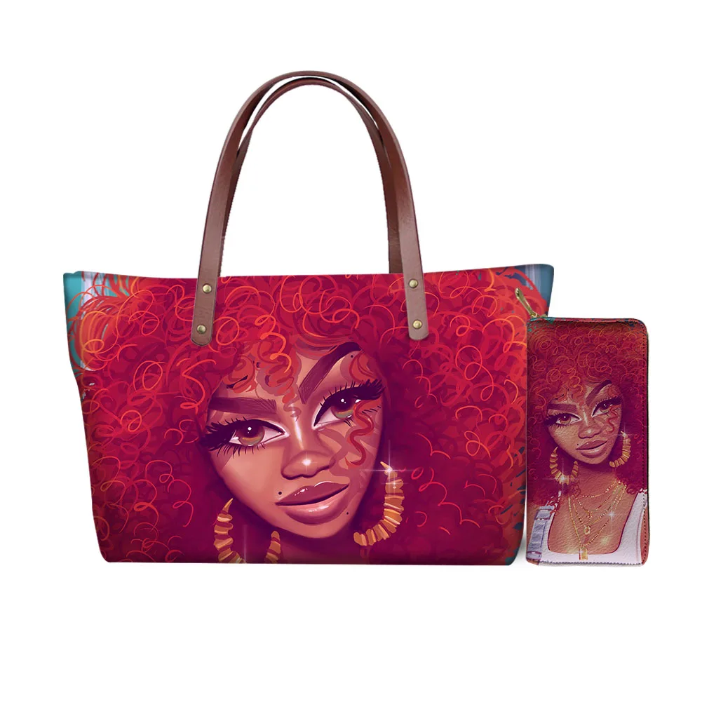 

Single Luxury Crossbody Bag 2021 Art African Girl Printing Crossbody Handbag Purse Women Purses And Handbags Luxury, Customized color