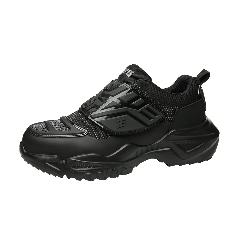 915-4 Factory Price Workmen Electric Insulated Velcro Safety Shoes  with Plastic Toe Outdoor Work Safety Boots for Office Men