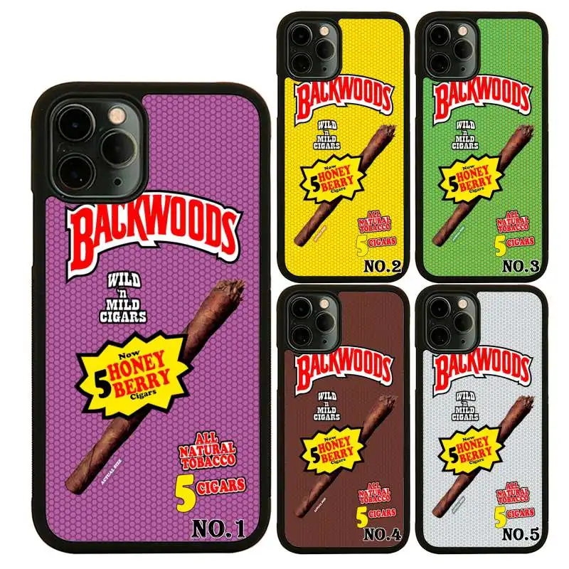 

Classic Backwoods Honey Berry Cigars printing TPU+PC Phone Case for iPhone 11 11Pro 11Pro Max Case, Black